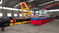 YSCSD450 शिपमेंट से पहले कार्यशाला में कटर सक्शन ड्रेजर परीक्षण